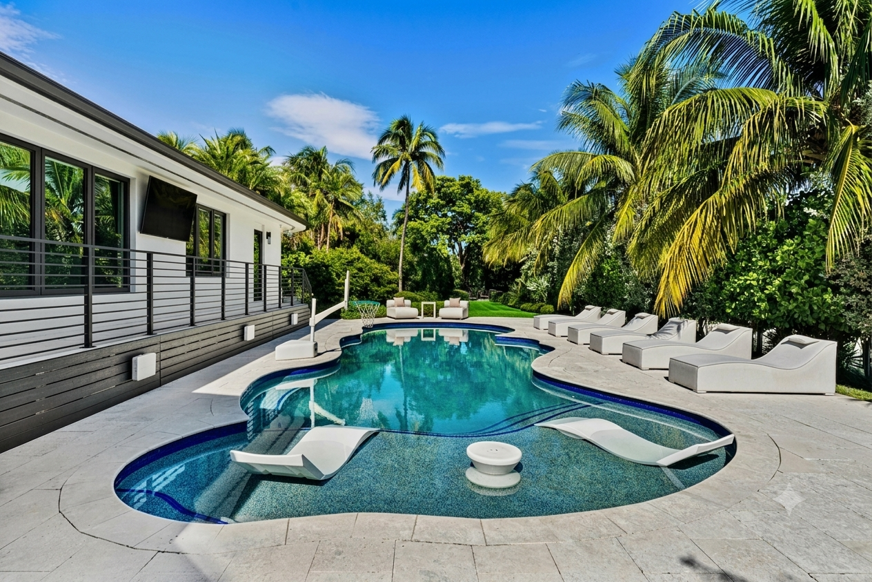 47-foot heated pool