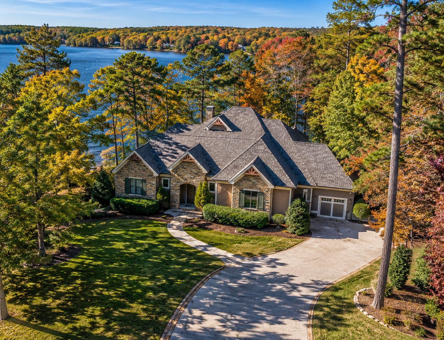 The Lake Front Sunset House